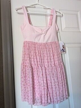 Blogilates Gingham & Floral Dress Size XS